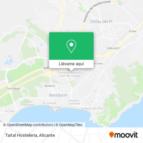 Mapa Taital Hostelería