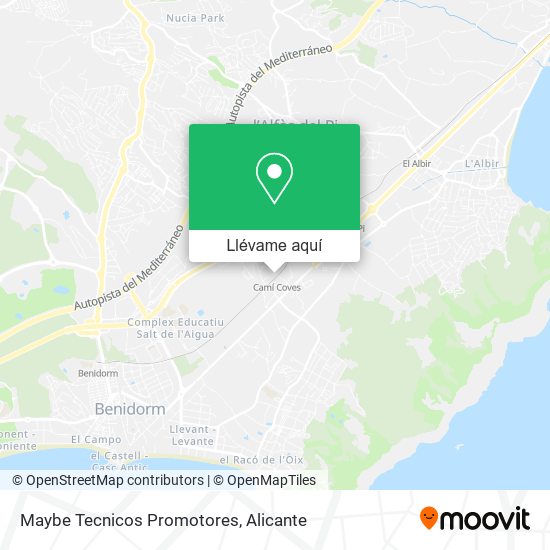 Mapa Maybe Tecnicos Promotores