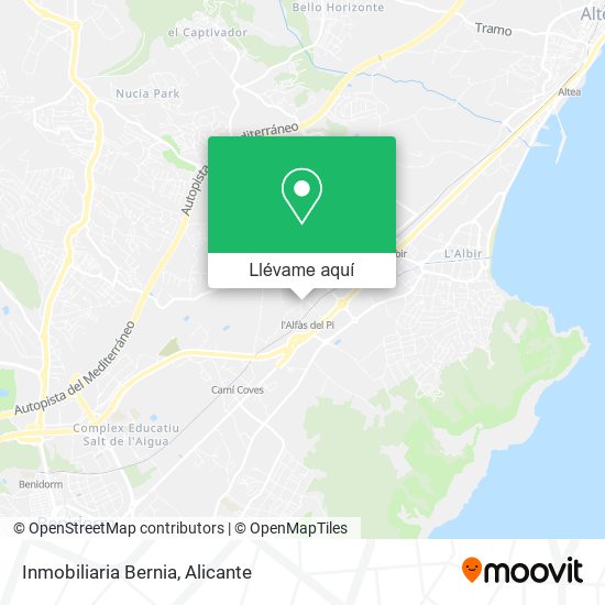 Mapa Inmobiliaria Bernia