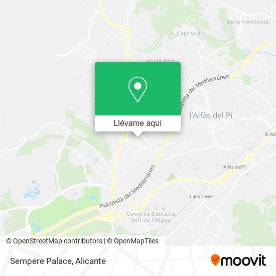 Mapa Sempere Palace