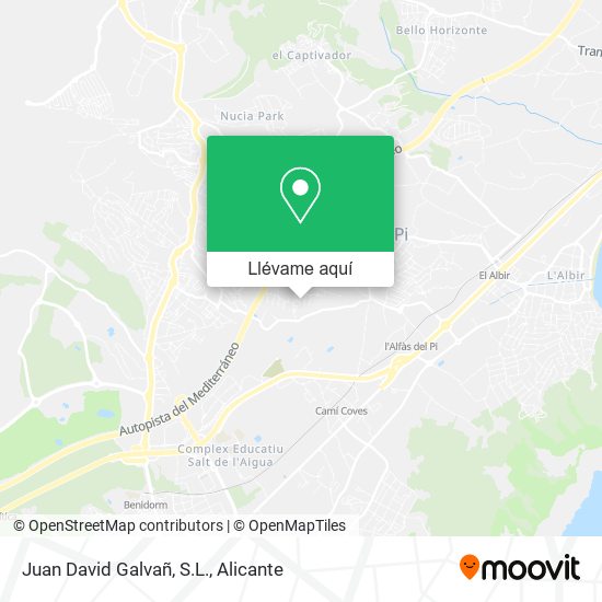 Mapa Juan David Galvañ, S.L.