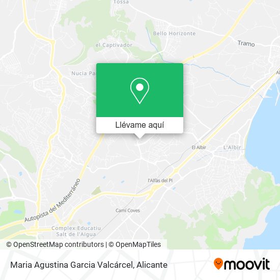 Mapa Maria Agustina Garcia Valcárcel
