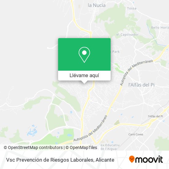 Mapa Vsc Prevención de Riesgos Laborales
