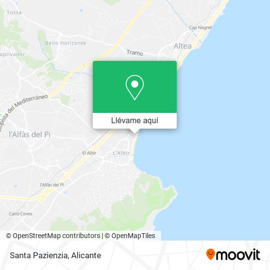 Mapa Santa Pazienzia