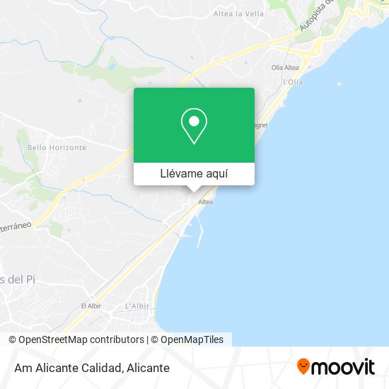 Mapa Am Alicante Calidad