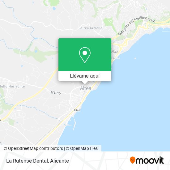 Mapa La Rutense Dental