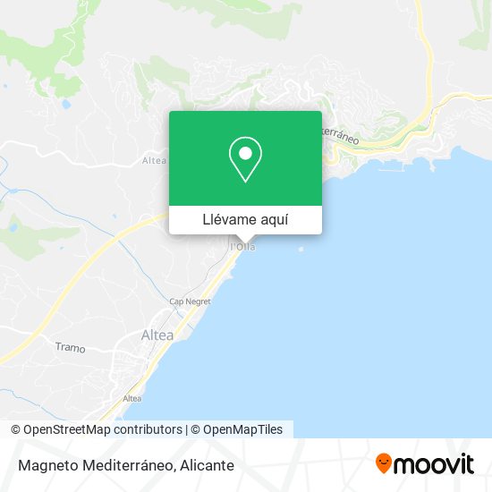 Mapa Magneto Mediterráneo