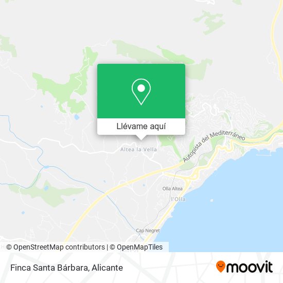 Mapa Finca Santa Bárbara