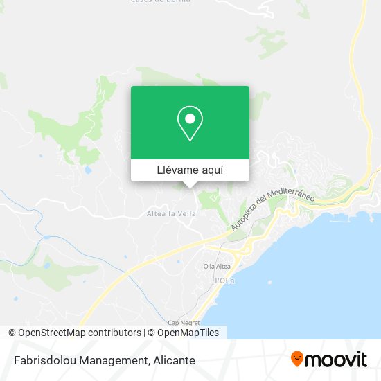 Mapa Fabrisdolou Management