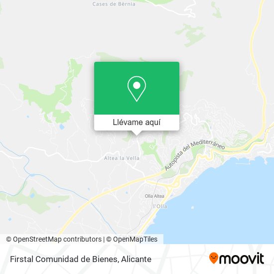 Mapa Firstal Comunidad de Bienes