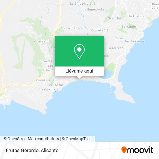 Mapa Frutas Gerardo