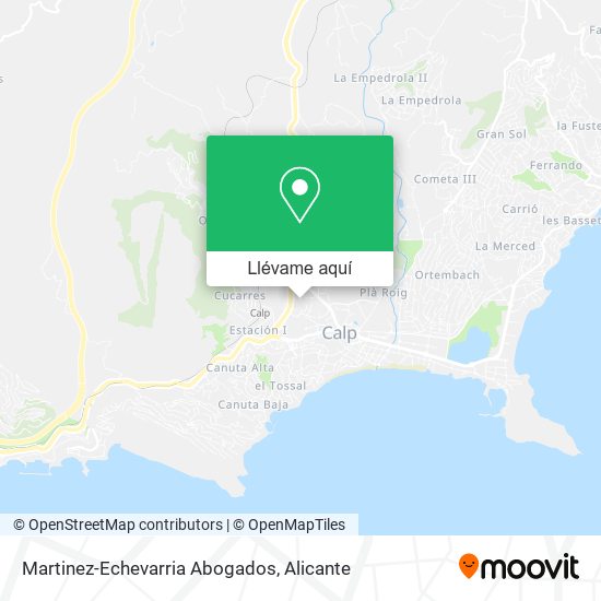 Mapa Martinez-Echevarria Abogados