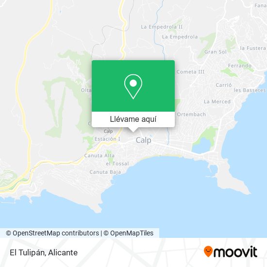 Mapa El Tulipán