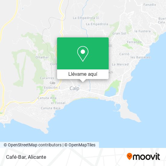 Mapa Café-Bar
