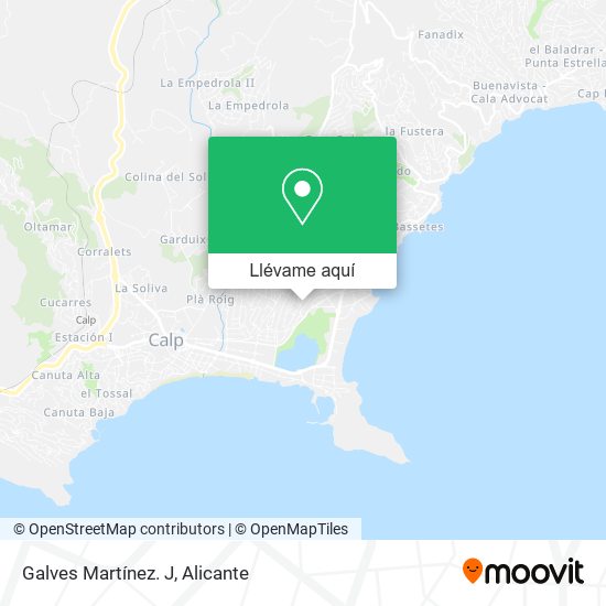 Mapa Galves Martínez. J