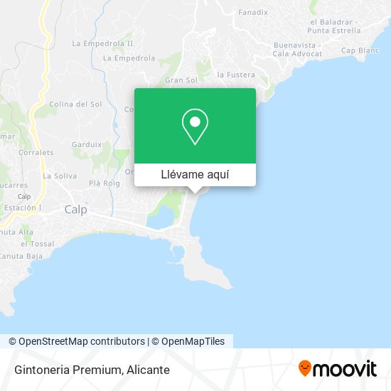 Mapa Gintoneria Premium