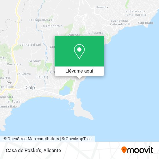 Mapa Casa de Roske's