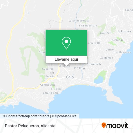 Mapa Pastor Peluqueros