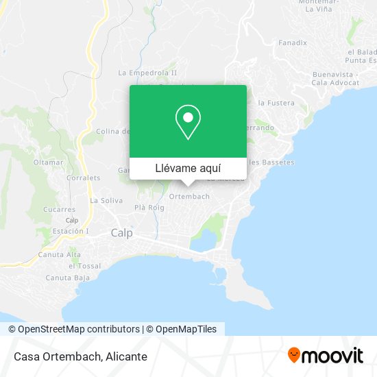 Mapa Casa Ortembach