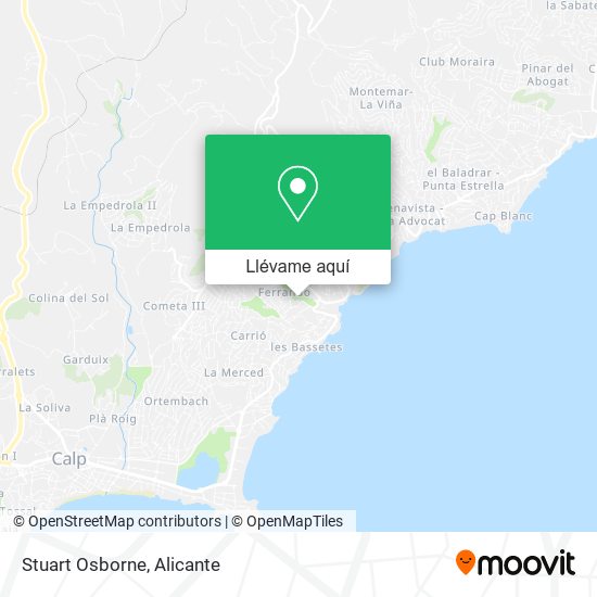 Mapa Stuart Osborne