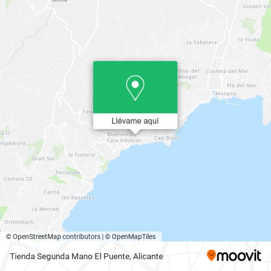 Mapa Tienda Segunda Mano El Puente