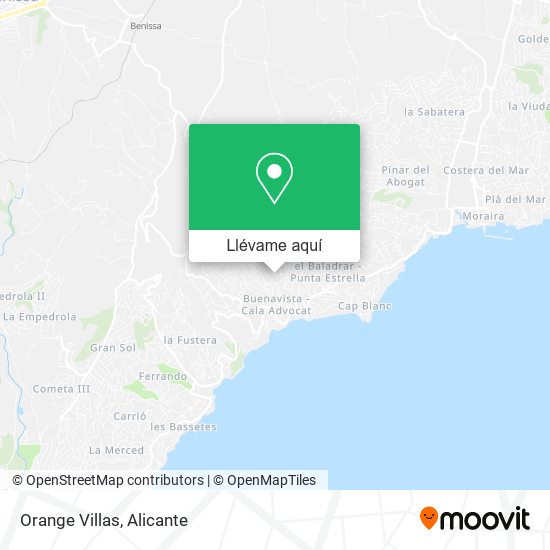 Mapa Orange Villas
