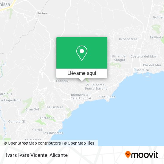 Mapa Ivars Ivars Vicente