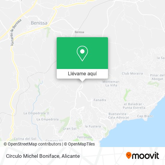 Mapa Círculo Michel Boniface