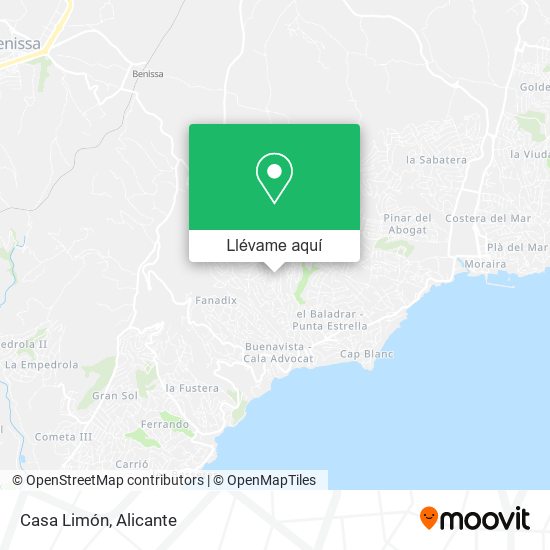 Mapa Casa Limón