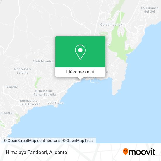 Mapa Himalaya Tandoori