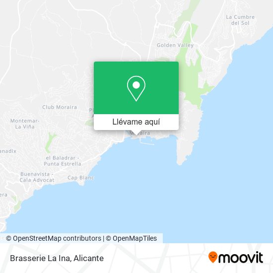 Mapa Brasserie La Ina