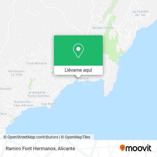 Mapa Ramiro Font Hermanos
