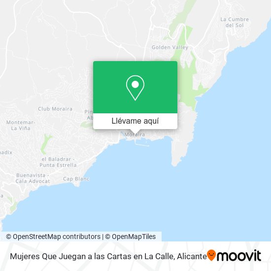 Mapa Mujeres Que Juegan a las Cartas en La Calle