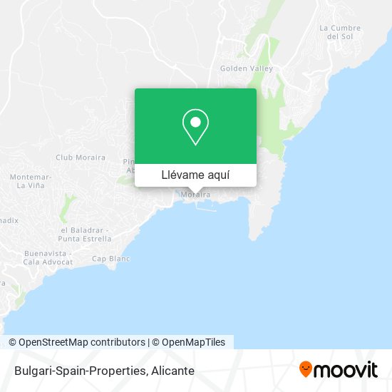 Mapa Bulgari-Spain-Properties