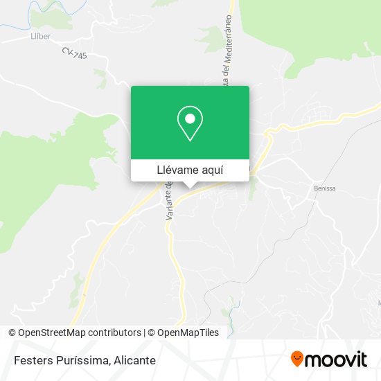 Mapa Festers Puríssima
