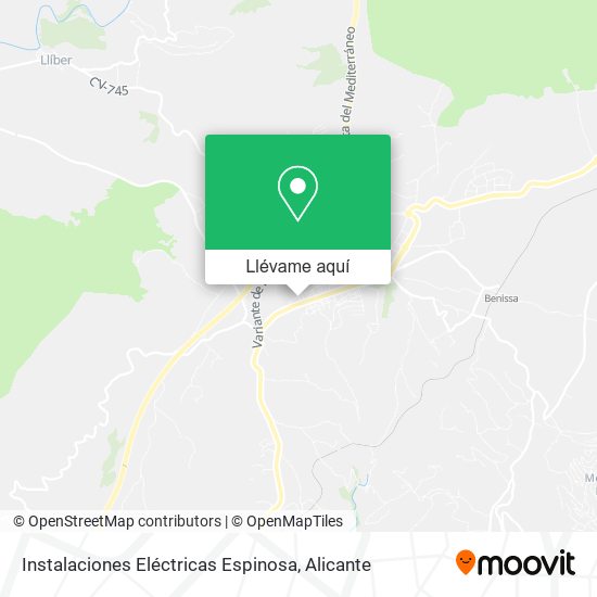 Mapa Instalaciones Eléctricas Espinosa