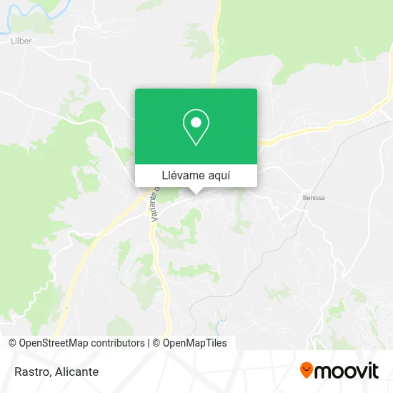 Mapa Rastro