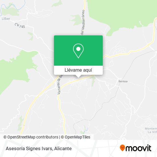 Mapa Asesoría Signes Ivars