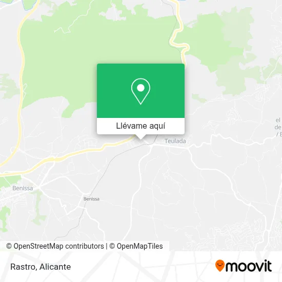 Mapa Rastro
