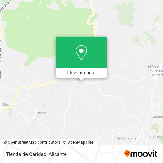 Mapa Tienda de Caridad