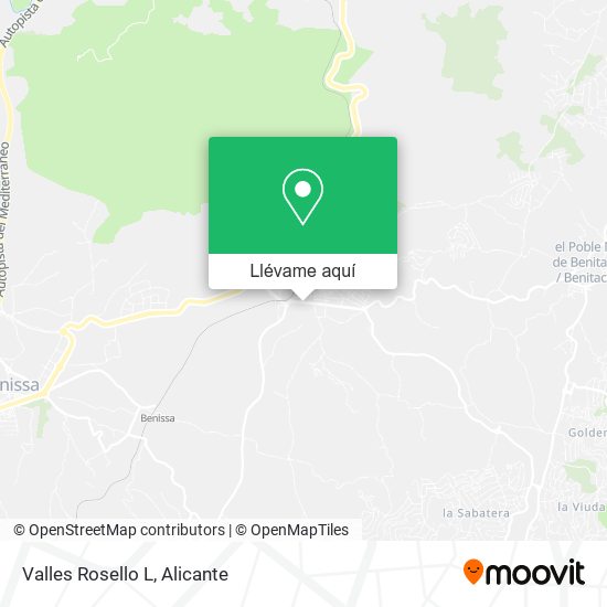 Mapa Valles Rosello L