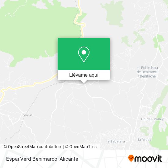 Mapa Espai Verd Benimarco