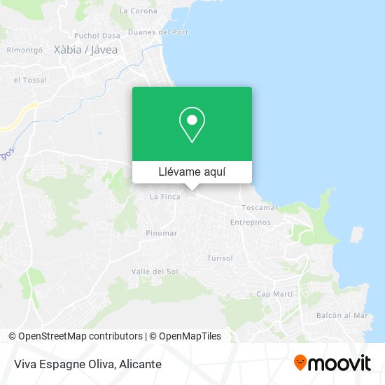 Mapa Viva Espagne Oliva