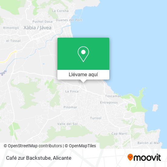 Mapa Café zur Backstube
