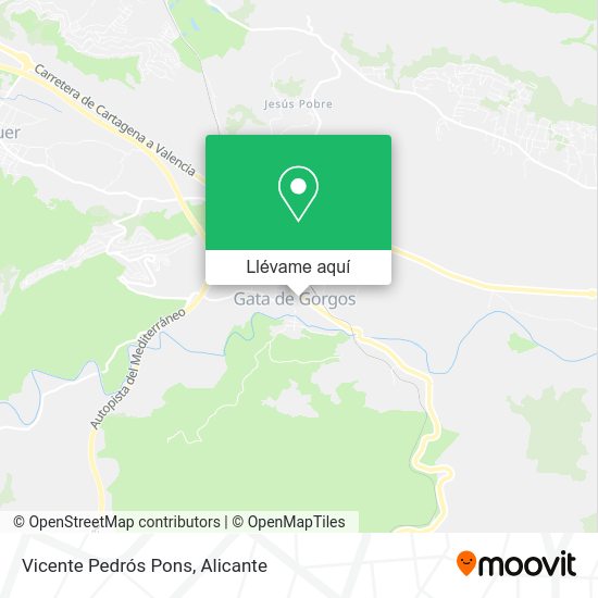Mapa Vicente Pedrós Pons