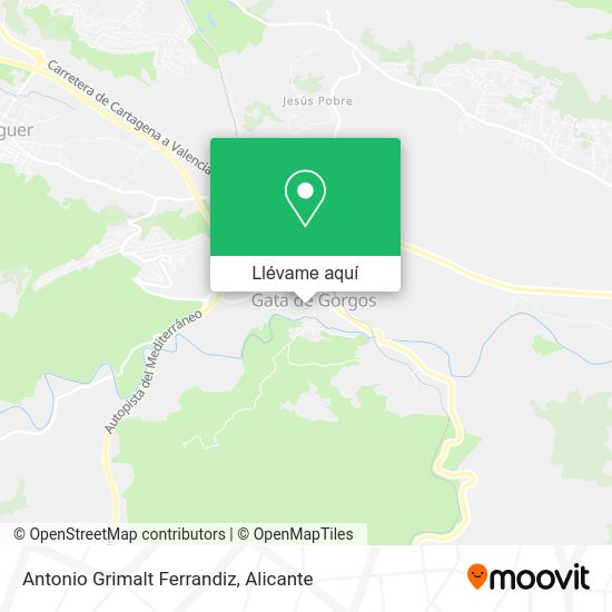 Mapa Antonio Grimalt Ferrandiz