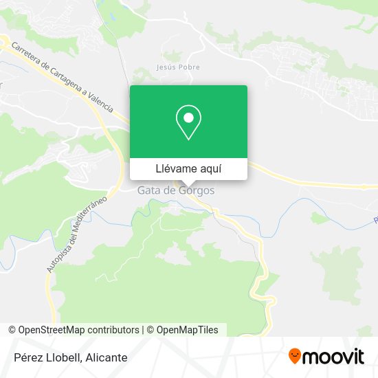 Mapa Pérez Llobell
