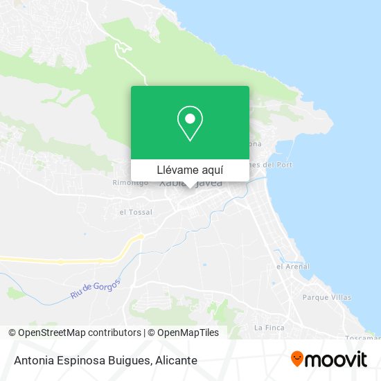 Mapa Antonia Espinosa Buigues