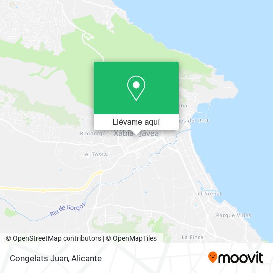 Mapa Congelats Juan