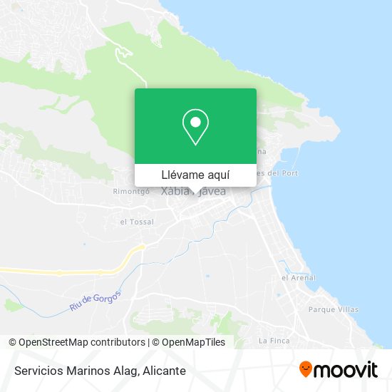 Mapa Servicios Marinos Alag